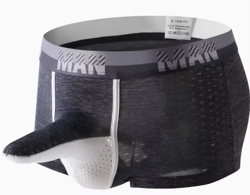 Premium Ice Silk 3D Pouch Men's Comfort Boxer Briefs - Pack of 3