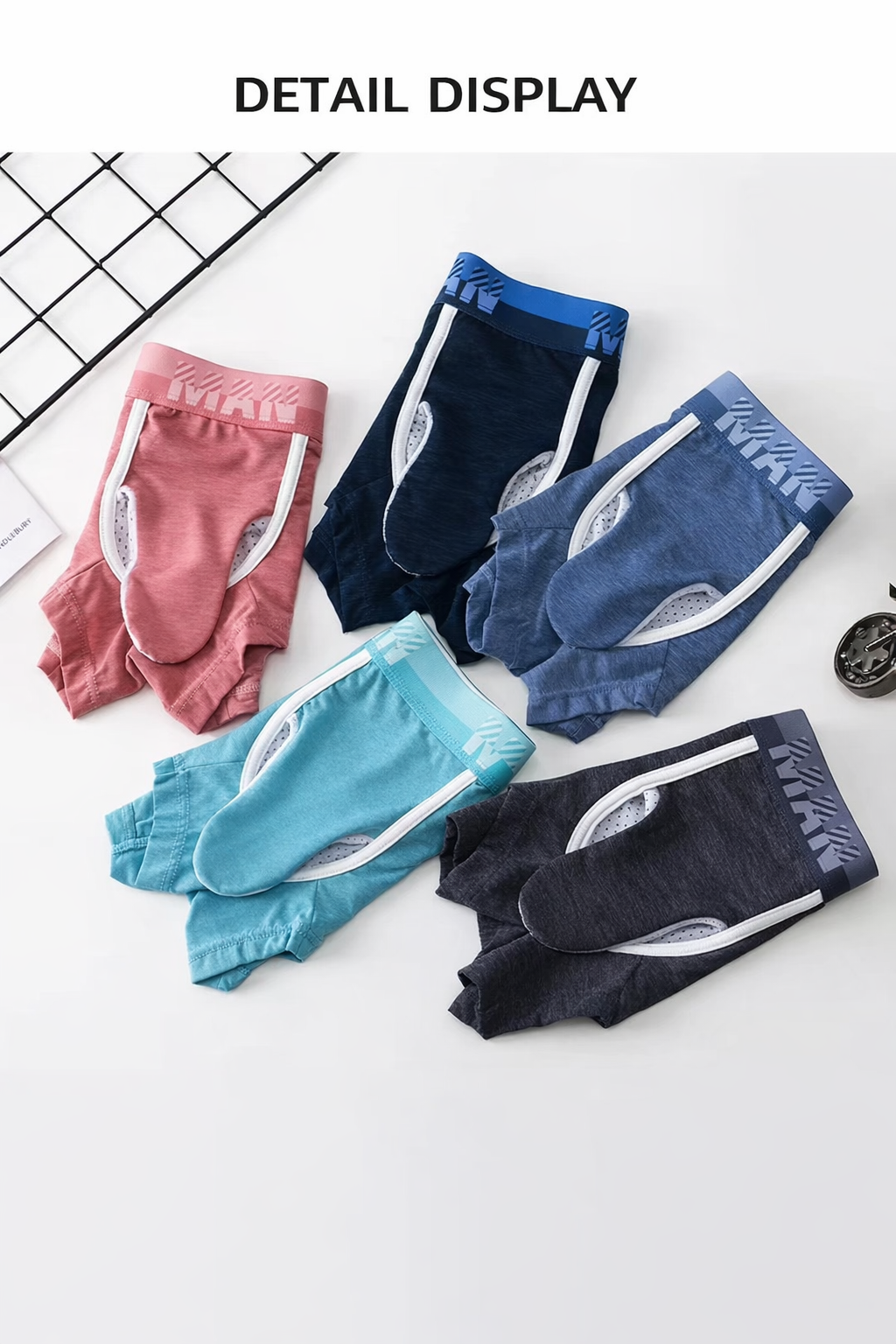 Premium Ice Silk 3D Pouch Men's Comfort Boxer Briefs - Pack of 3