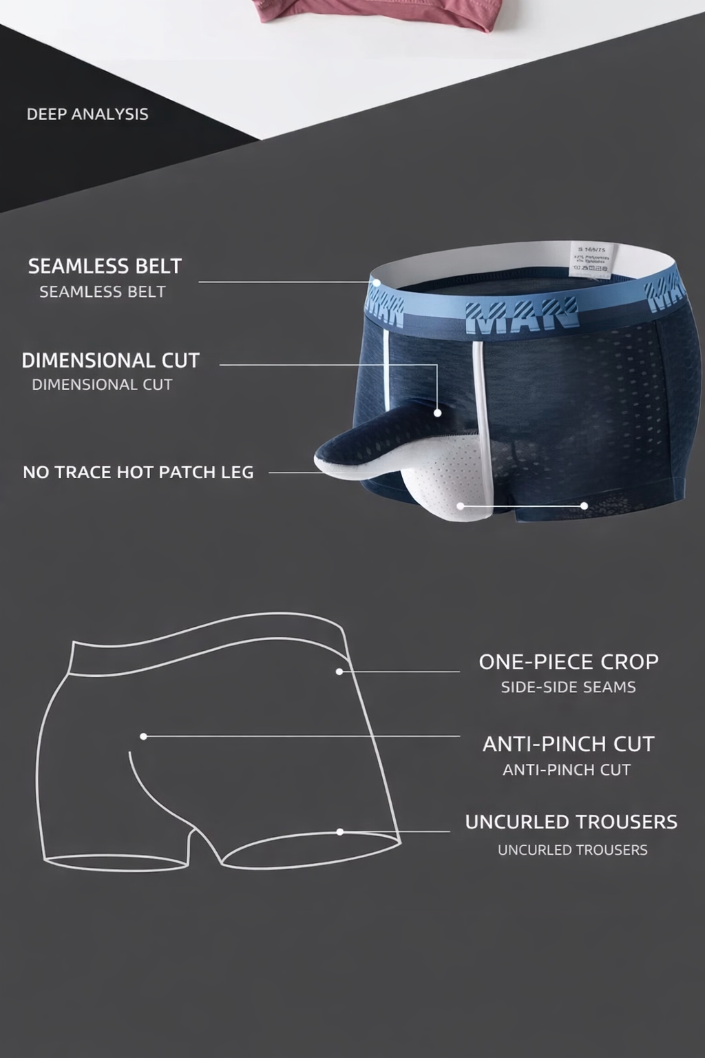 Premium Ice Silk 3D Pouch Men's Comfort Boxer Briefs - Pack of 3