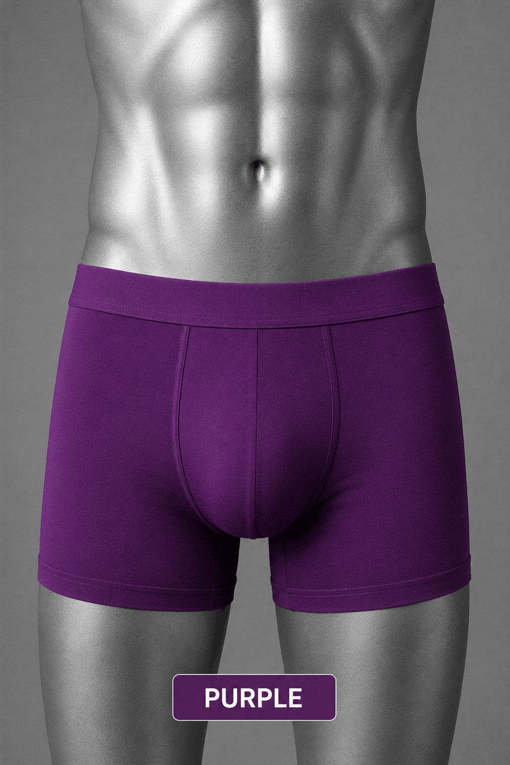 Anti-Chafe Bamboo Viscose Cool Boxer Briefs for Men - Pack of 5