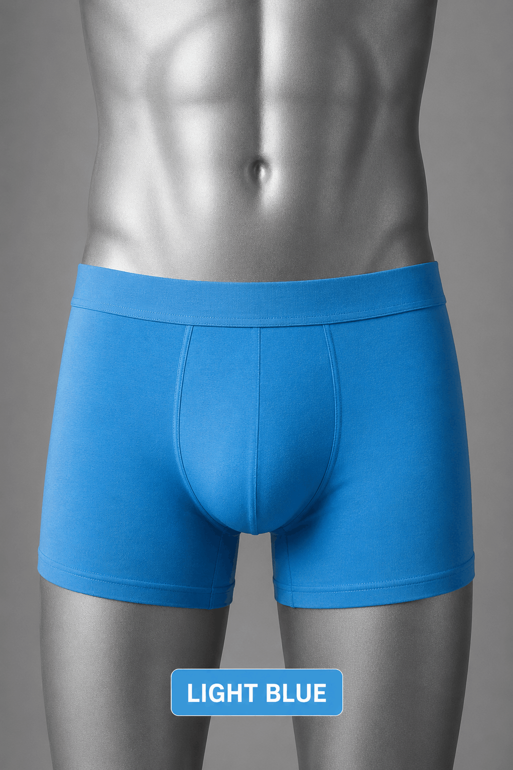 Anti-Chafe Bamboo Viscose Cool Boxer Briefs for Men - Pack of 5