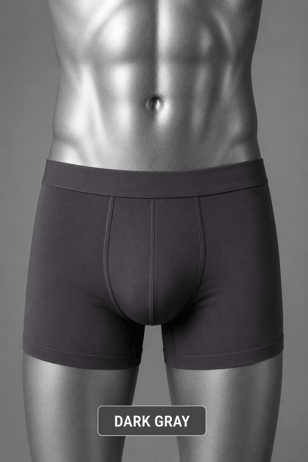Anti-Chafe Bamboo Viscose Cool Boxer Briefs for Men - Pack of 5